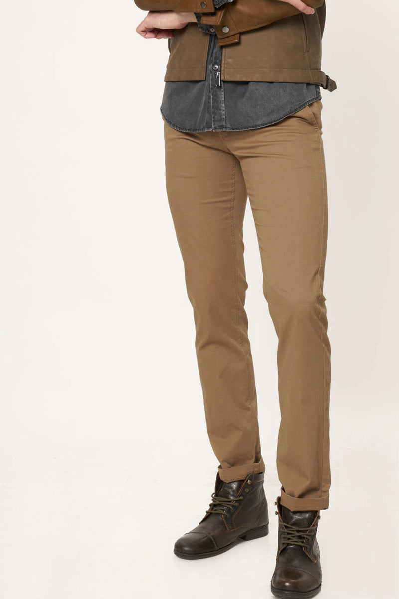 BASICS TAPERED FIT STRETCH TROUSER