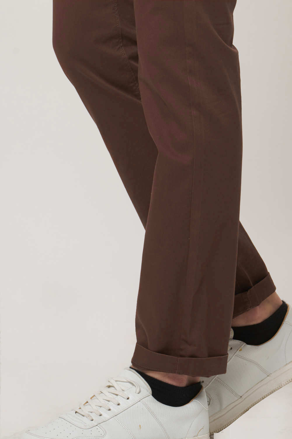 BASICS TAPERED FIT STRETCH TROUSER