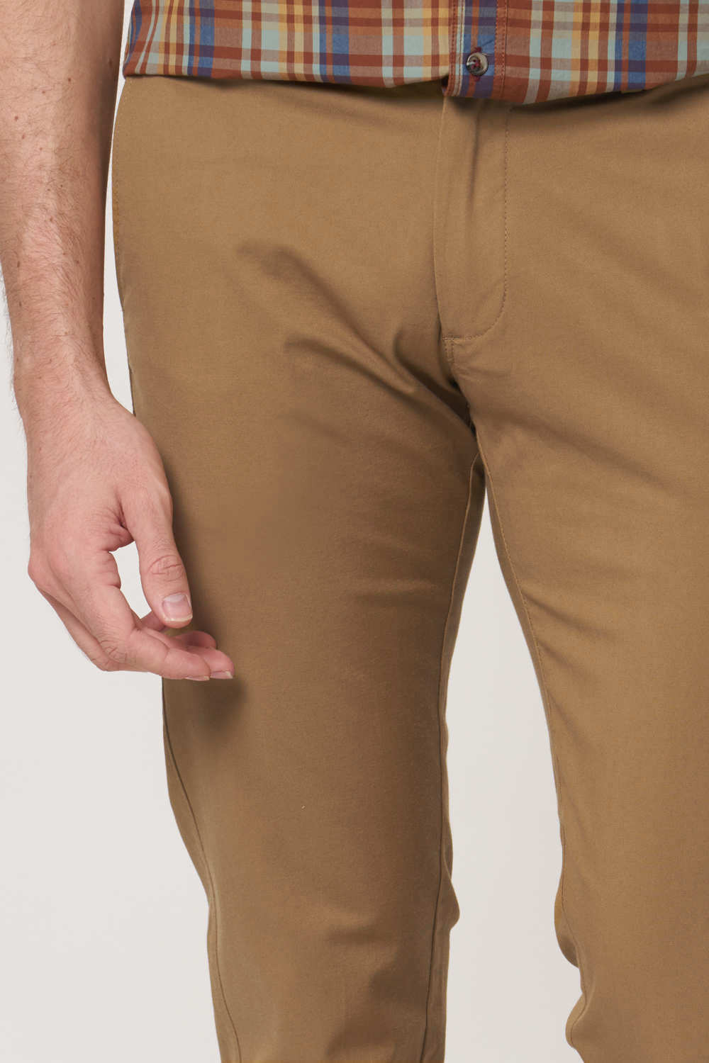 BASICS TAPERED FIT STRETCH TROUSER