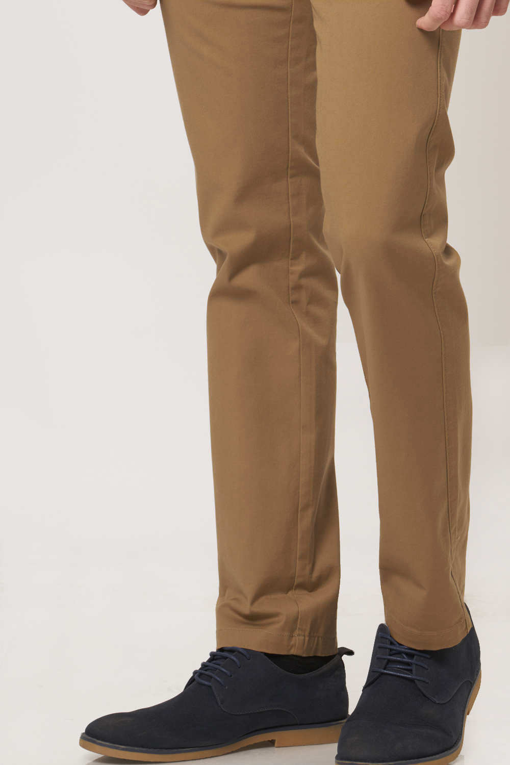 BASICS TAPERED FIT STRETCH TROUSER