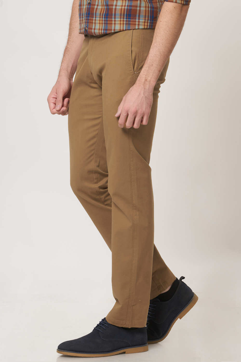 BASICS TAPERED FIT STRETCH TROUSER