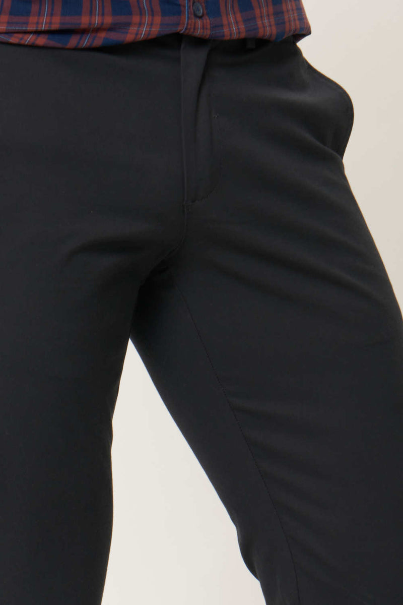 BASICS TAPERED FIT STRETCH TROUSER