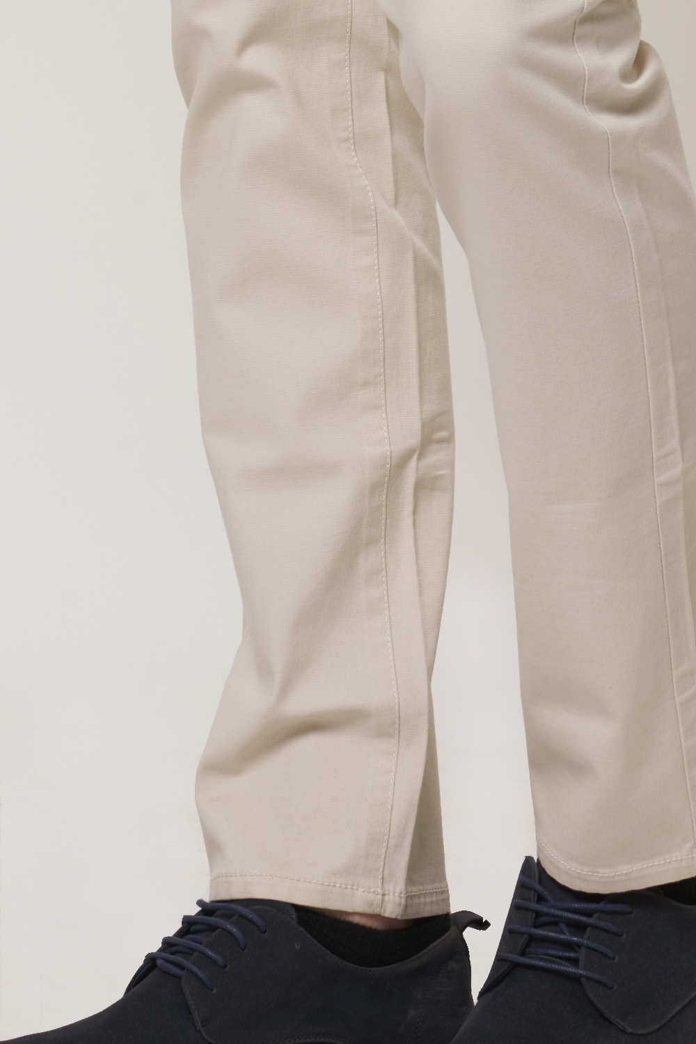 BASICS TAPERED FIT STRETCH TROUSER