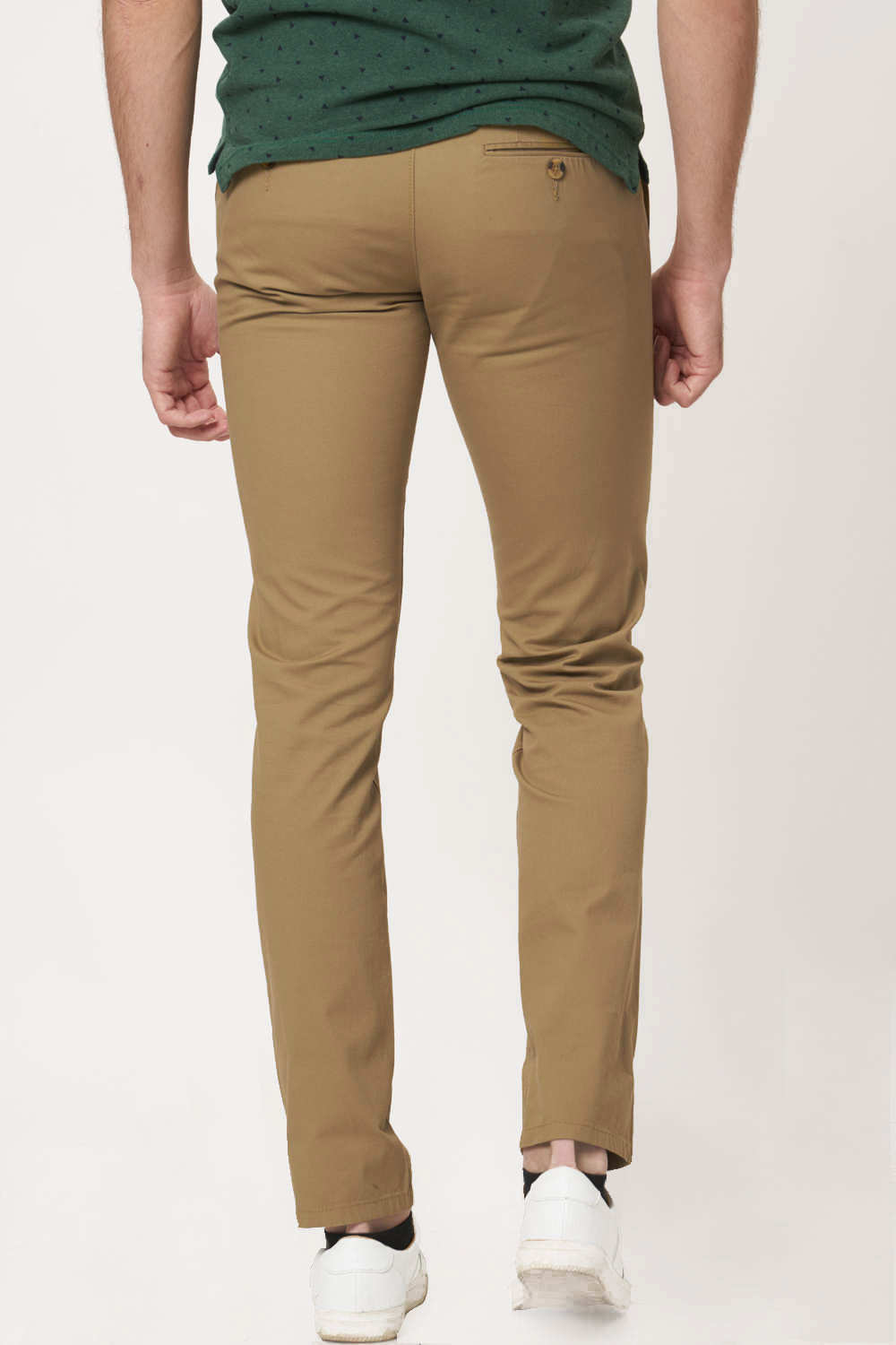 BASICS TAPERED FIT STRETCH TROUSER