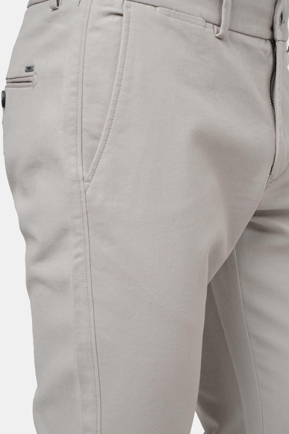 BASICS TAPERED FIT STRETCH TROUSER