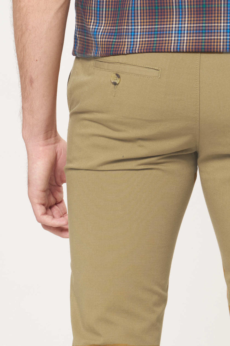 BASICS SLIM FIT COTTON TROUSER