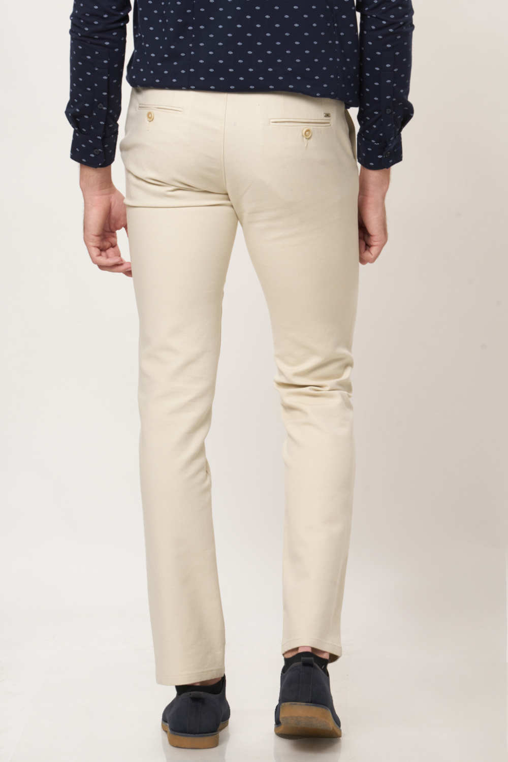 BASICS SLIM FIT STRETCH TROUSER