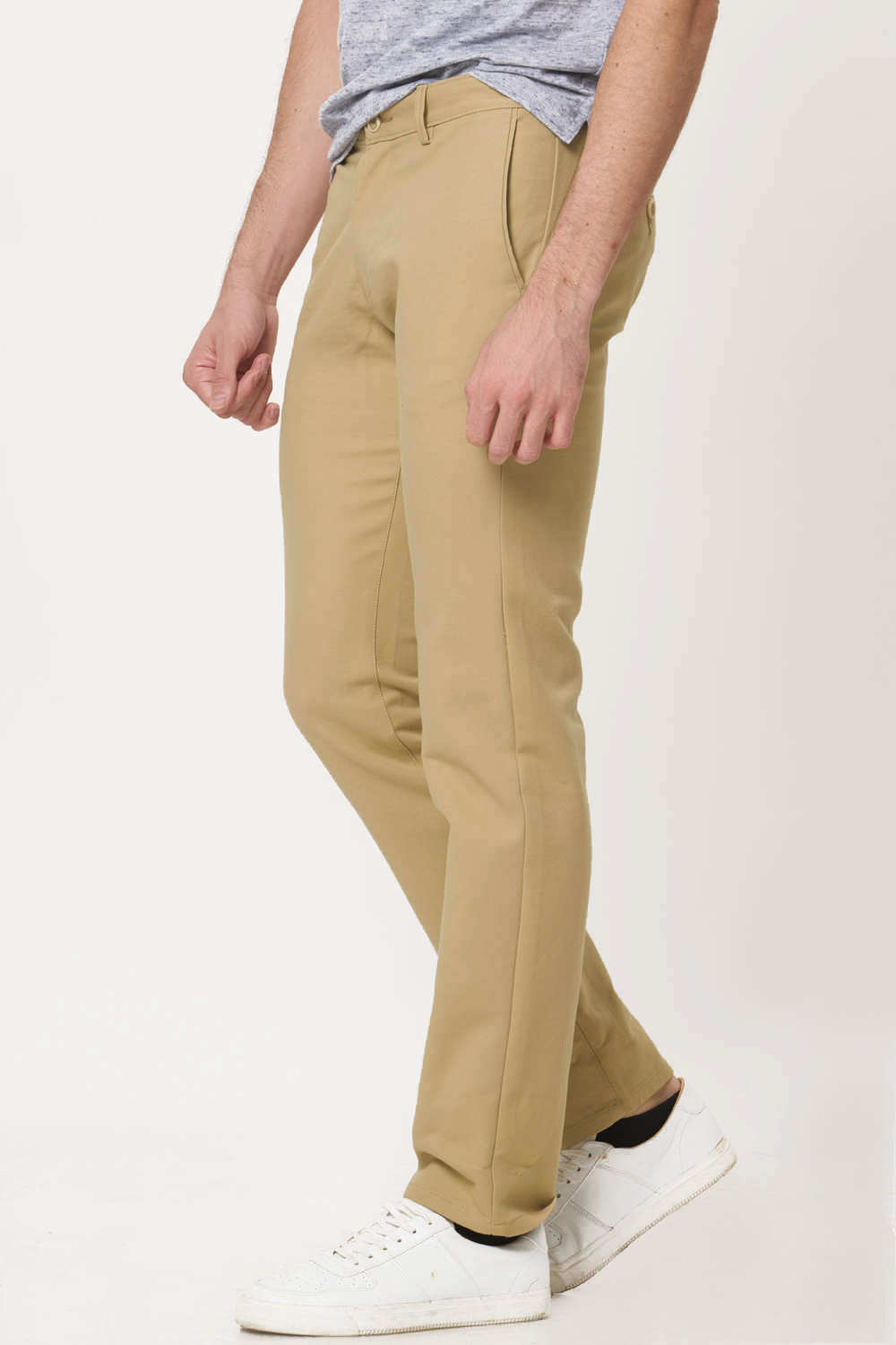 BASICS SLIM FIT STRETCH TROUSER