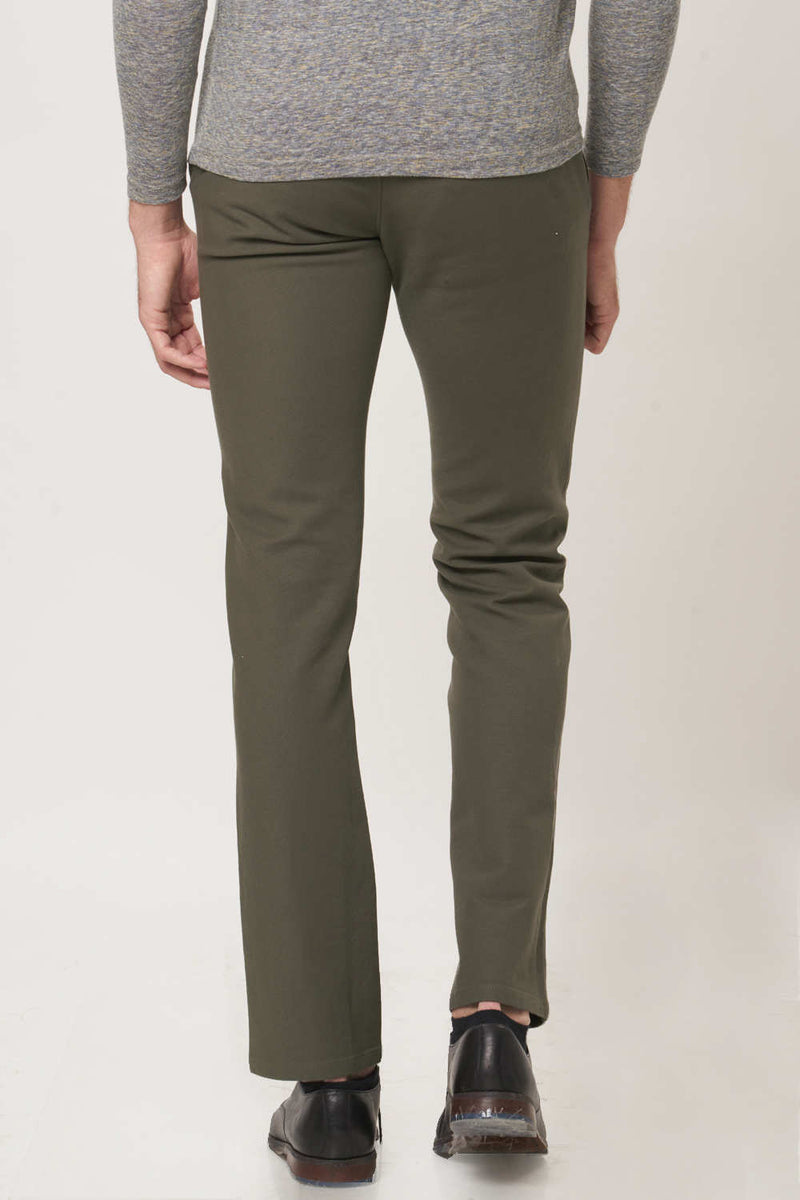 BASICS SLIM FIT STRETCH TROUSER