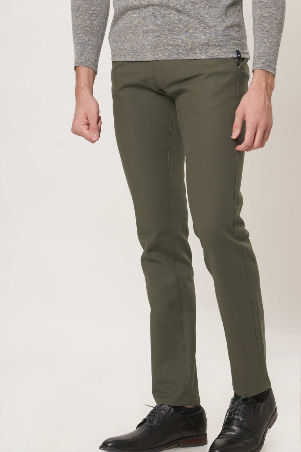 BASICS SLIM FIT STRETCH TROUSER