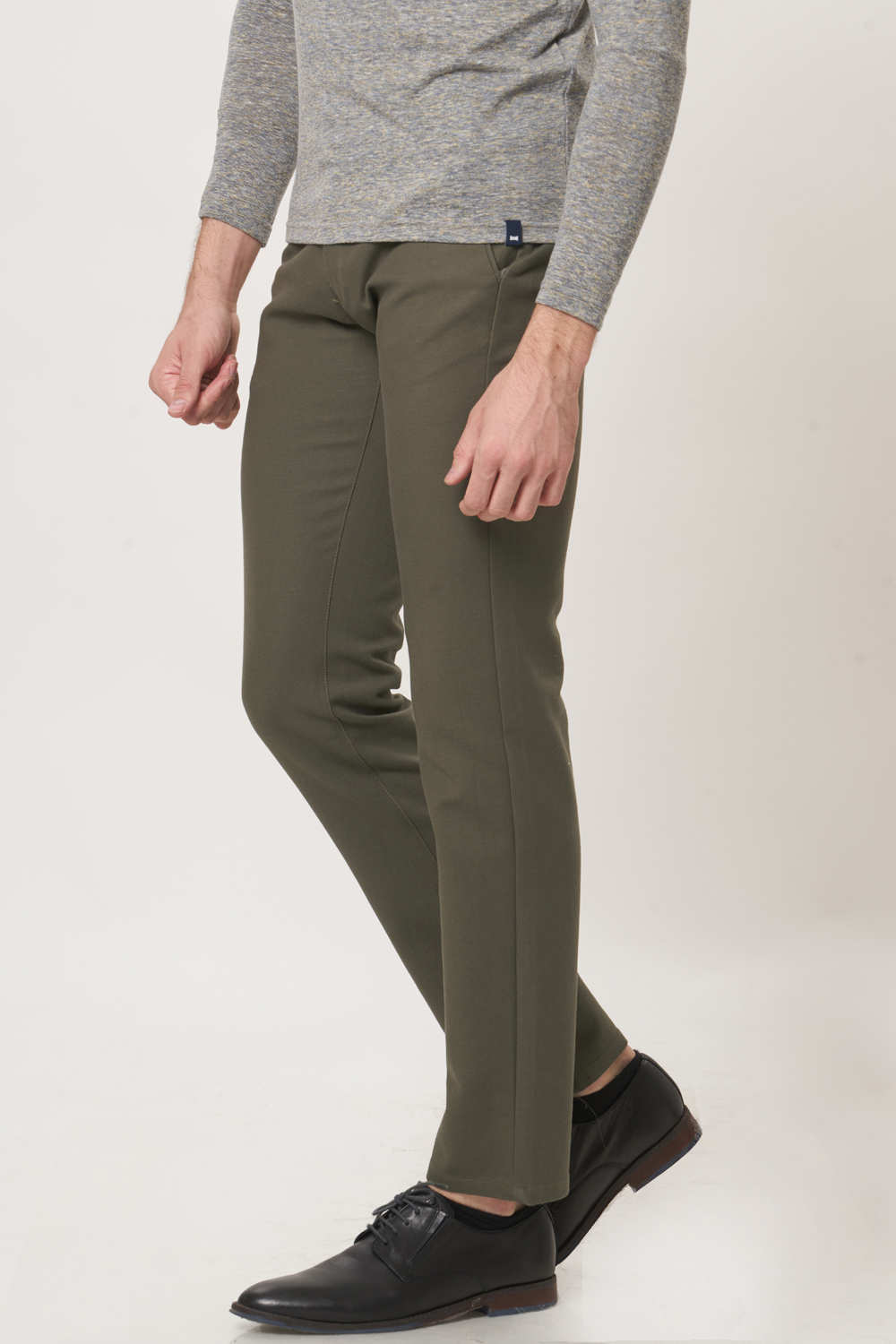 BASICS SLIM FIT STRETCH TROUSER