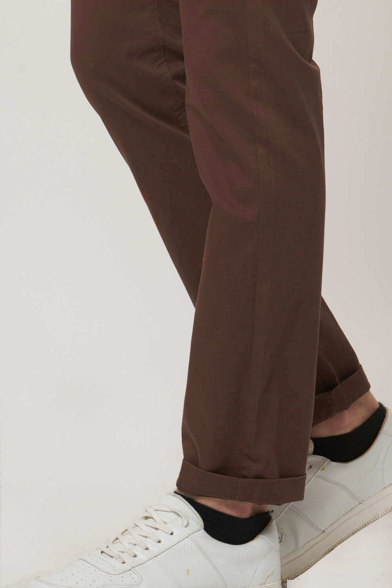 BASICS SLIM FIT STRETCH TROUSER