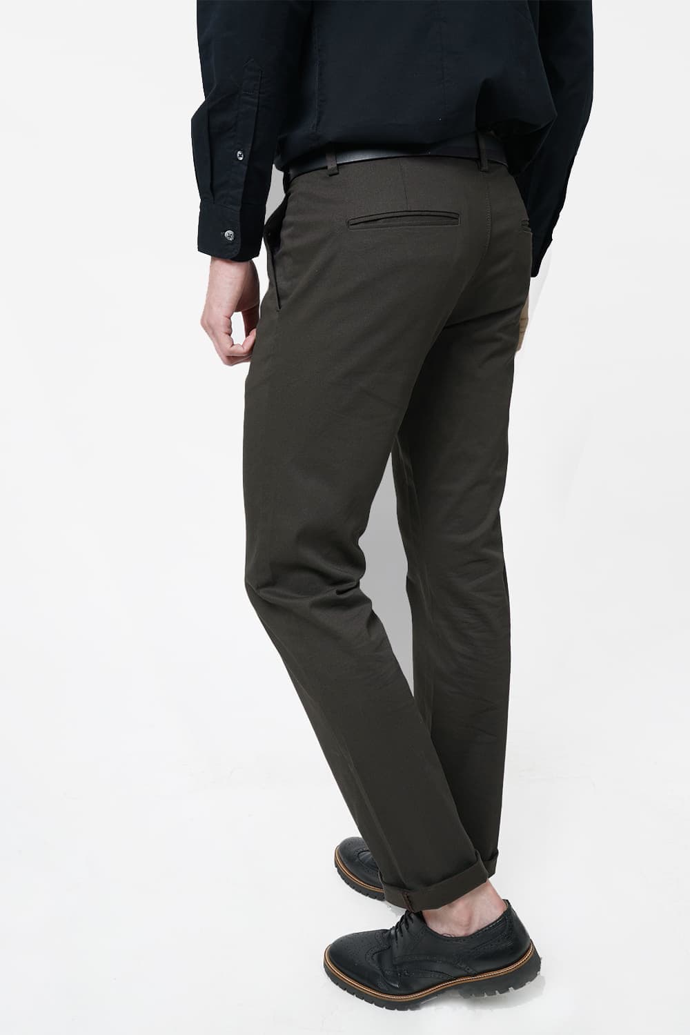 BASICS SLIM FIT STRETCH TROUSER