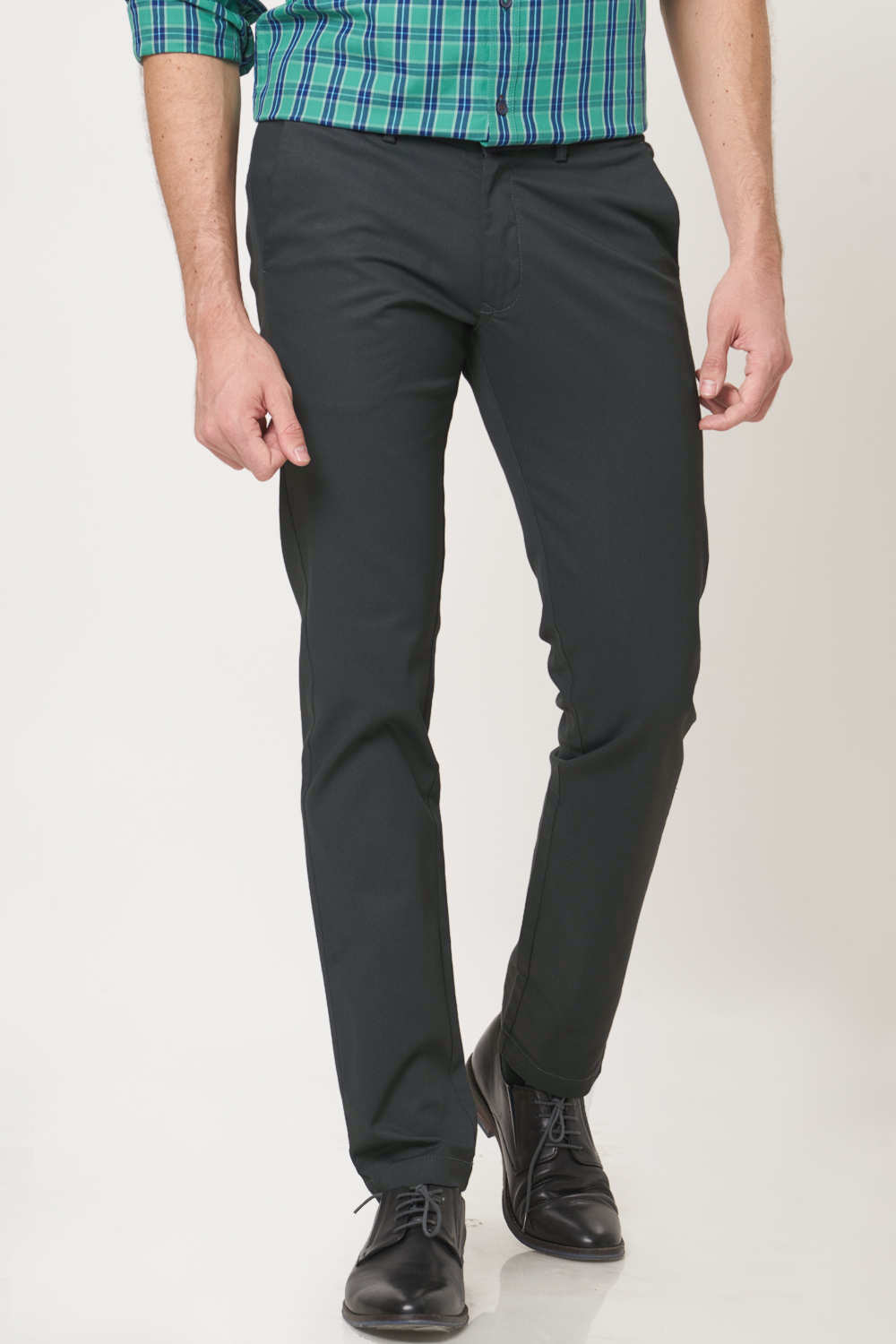 BASICS SLIM FIT STRETCH TROUSER