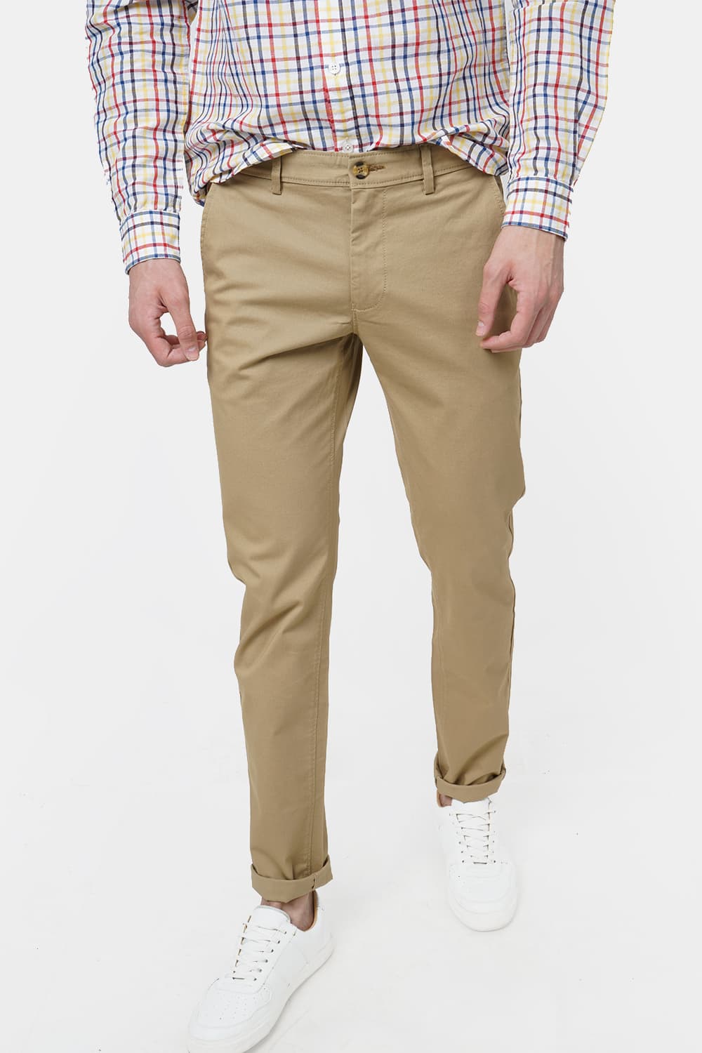 BASICS SLIM FIT STRETCH TROUSER