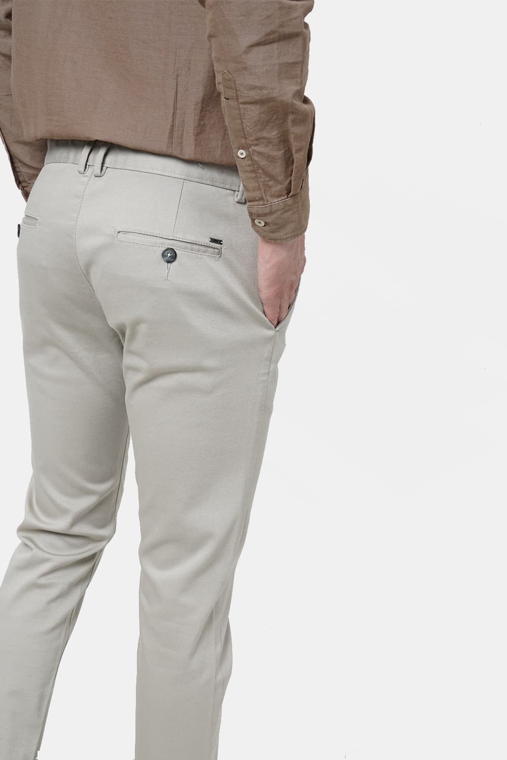 BASICS SLIM FIT STRETCH TROUSER