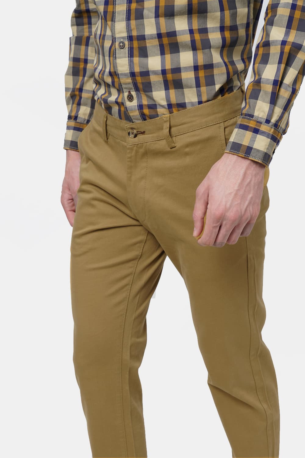 BASICS SLIM FIT STRETCH TROUSER