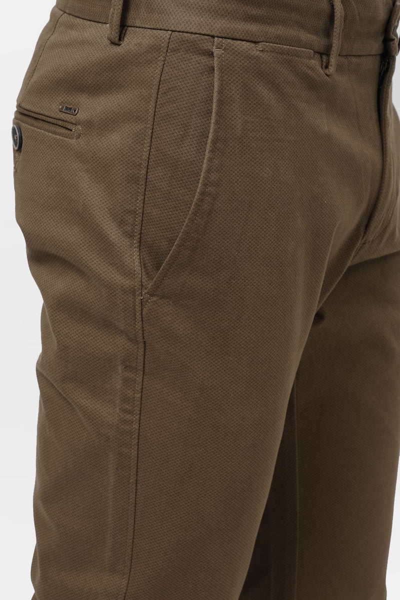 BASICS SLIM FIT STRETCH TROUSER