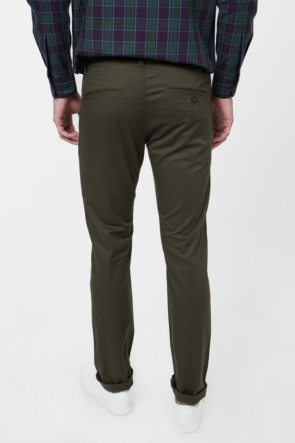 BASICS SLIM FIT STRETCH TROUSER