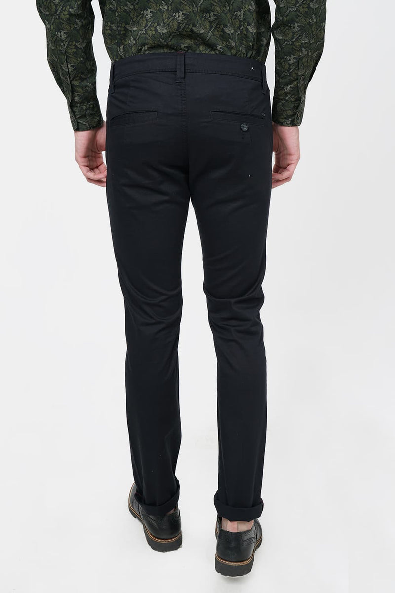 BASICS SLIM FIT STRETCH TROUSER