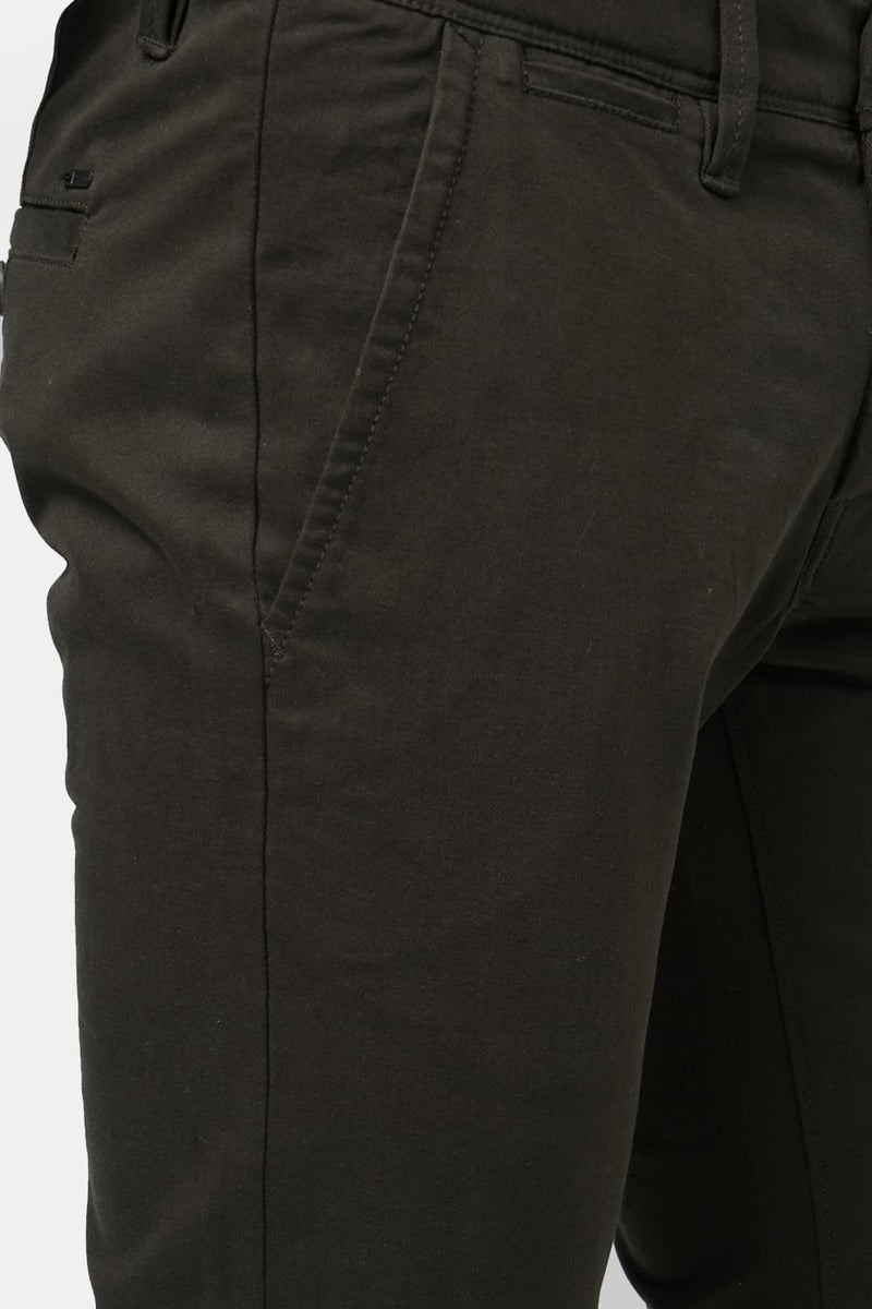 BASICS SLIM FIT STRETCH TROUSER