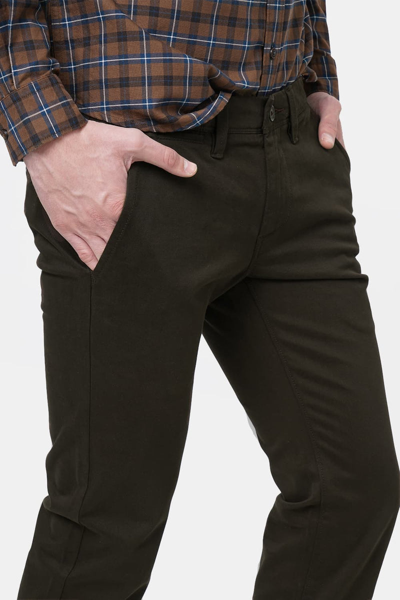 BASICS SLIM FIT STRETCH TROUSER