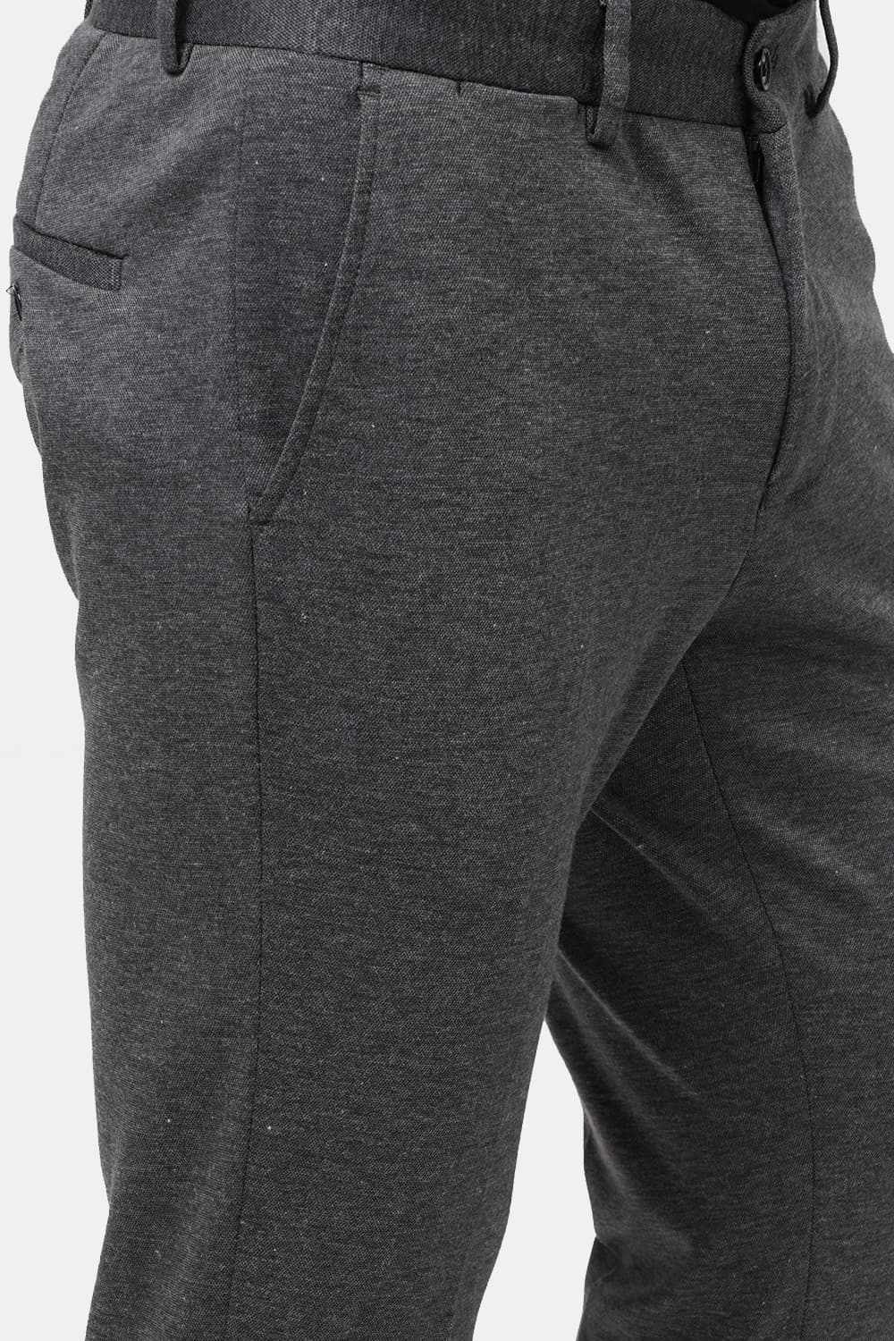 BASICS TAPERED FIT KNITTED TROUSER