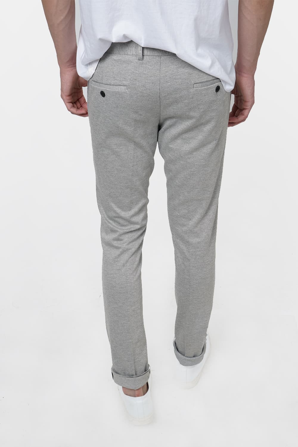 BASICS TAPERED FIT KNITTED TROUSER