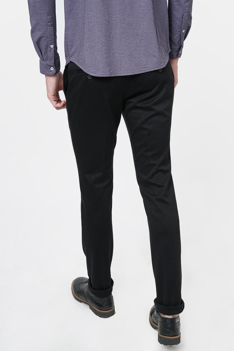 BASICS TAPERED FIT KNITTED TROUSER