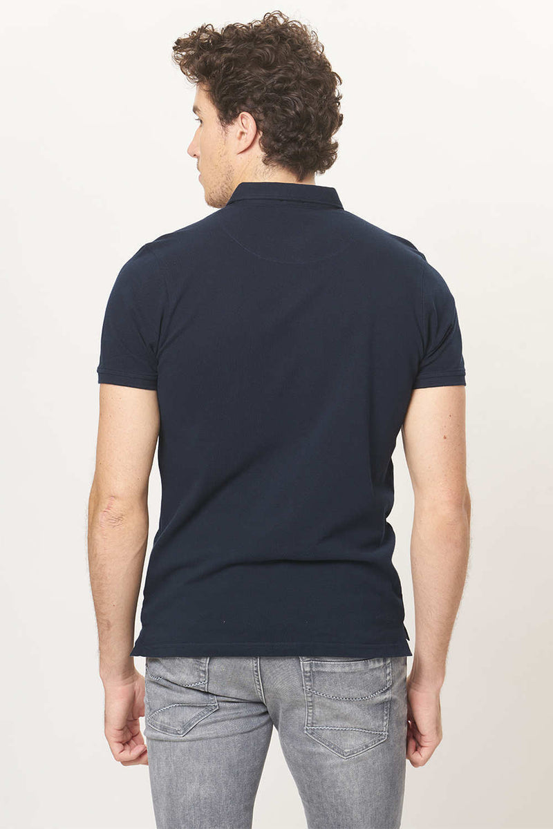 BASICS MUSCLE FIT POLO T.SHIRT