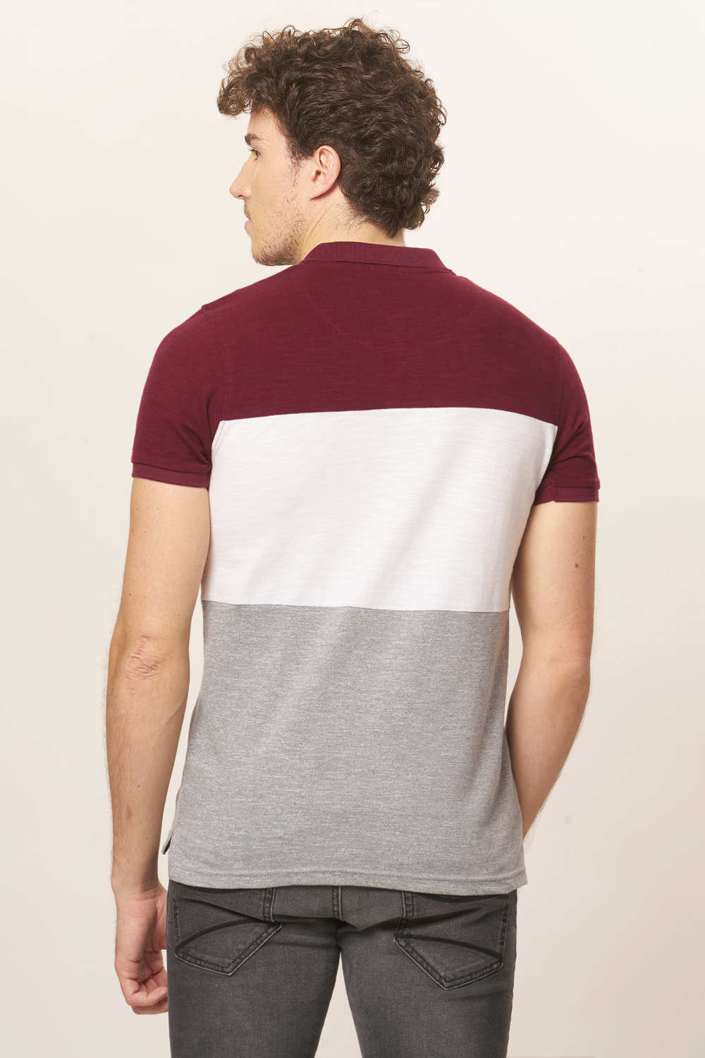 BASICS MUSCLE FIT POLO T.SHIRT