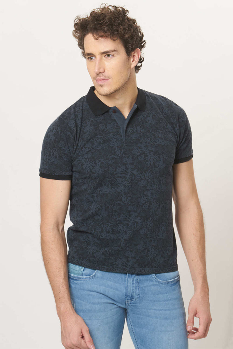 BASICS MUSCLE FIT POLO T.SHIRT