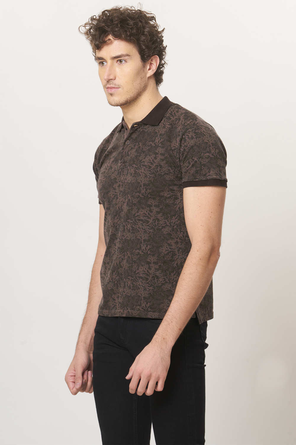 BASICS MUSCLE FIT POLO T.SHIRT