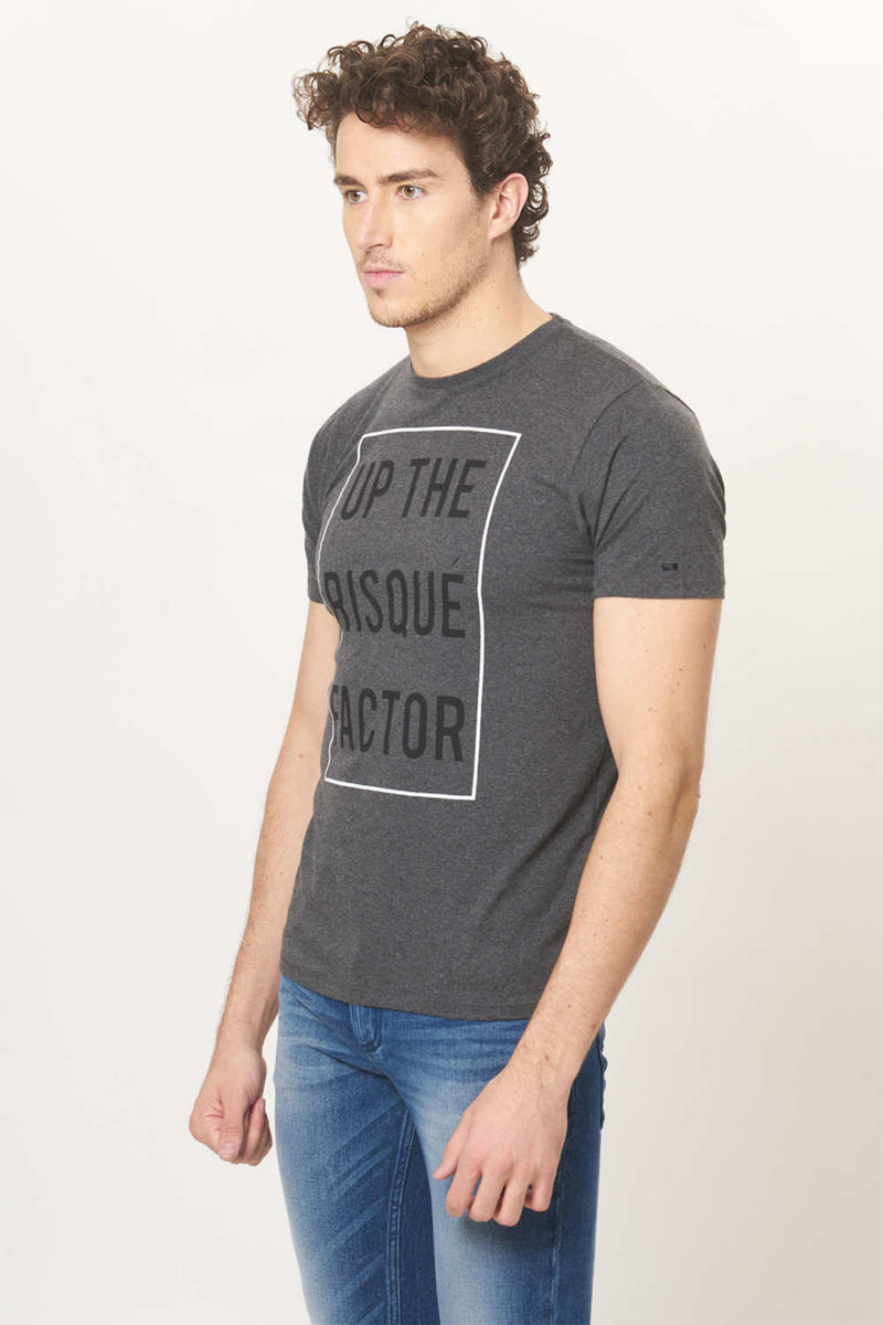 BASICS MUSCLE FIT CREW NECK T.SHIRT