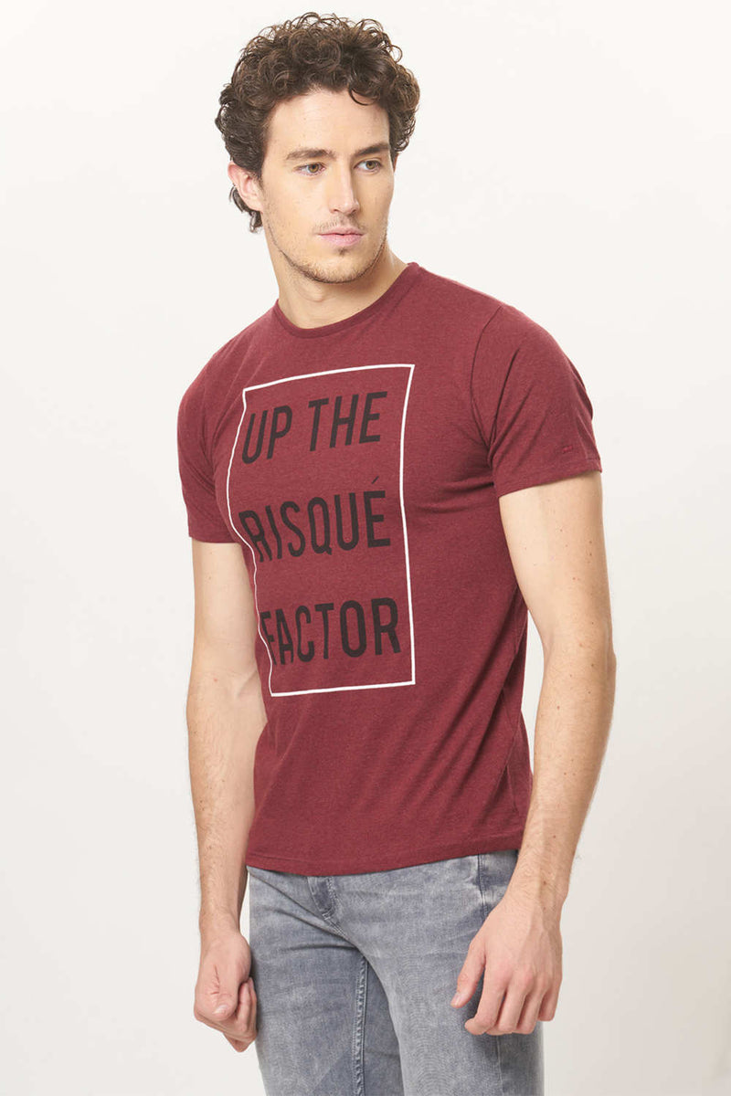 BASICS MUSCLE FIT CREW NECK T.SHIRT