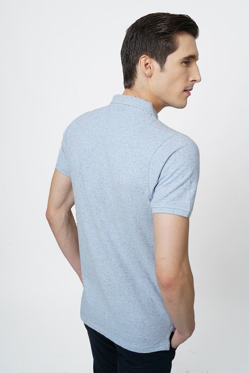 BASICS MUSCLE FIT POLO T.SHIRT