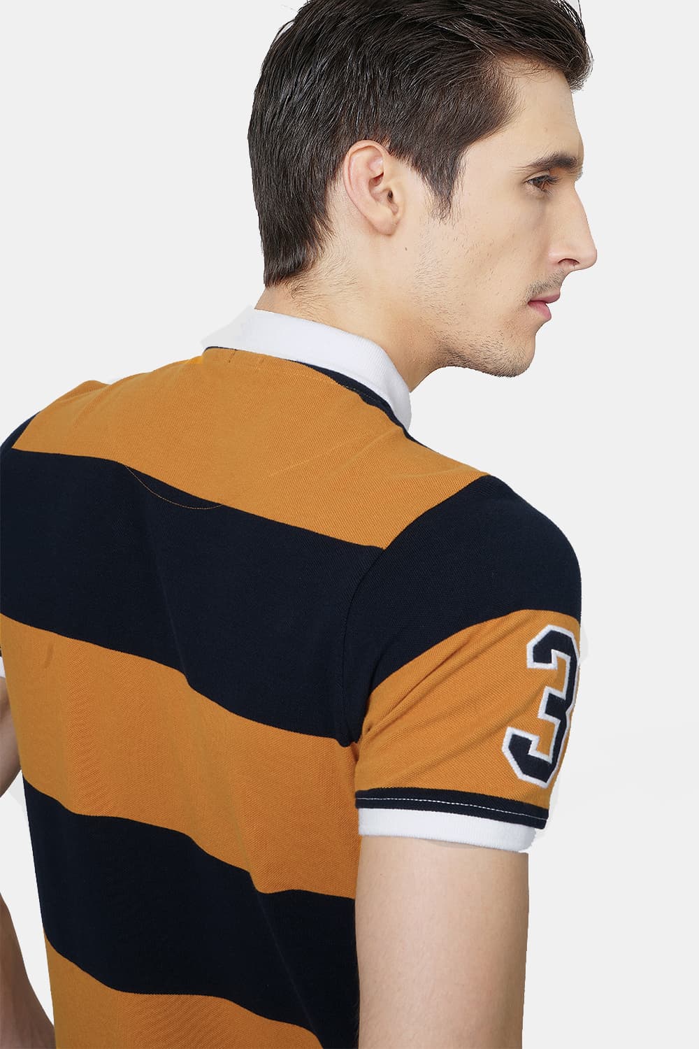 BASICS MUSCLE FIT POLO T.SHIRT