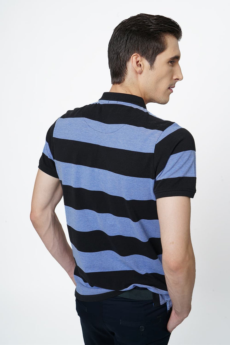 BASICS MUSCLE FIT POLO T.SHIRT