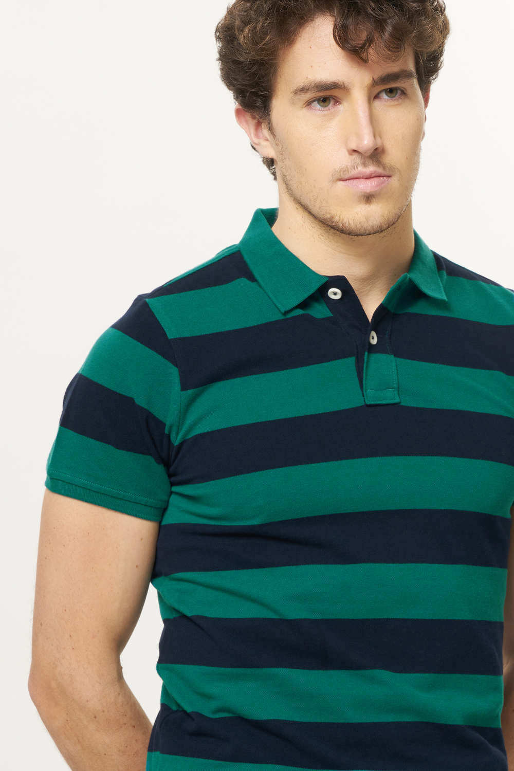 BASICS MUSCLE FIT POLO T.SHIRT