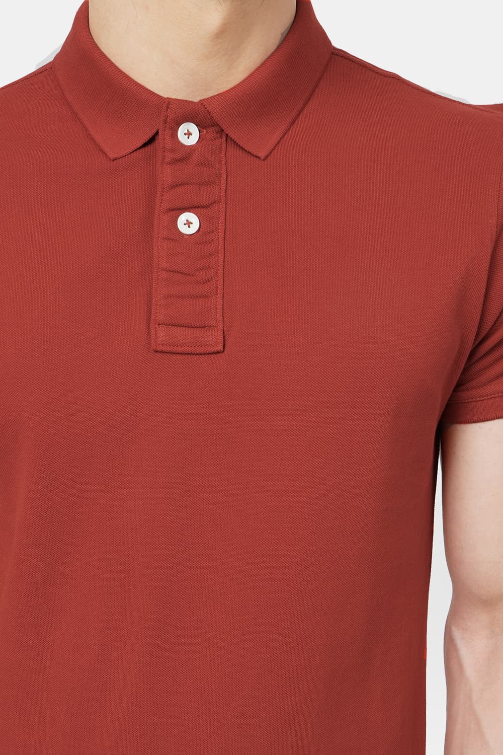 BASICS MUSCLE FIT POLO T.SHIRT