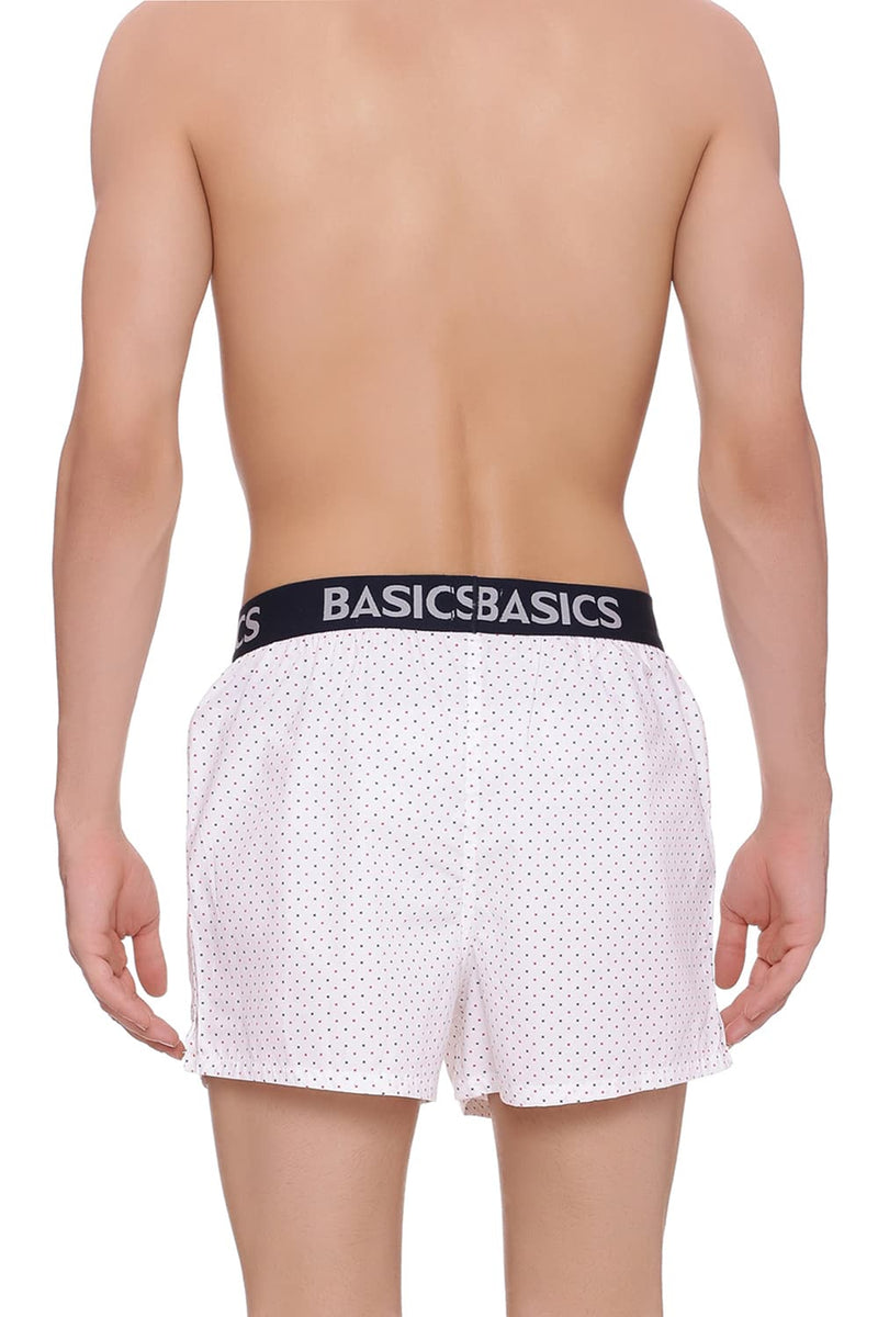 BASICS SLIM FIT PRINTED BOXER SHORTS