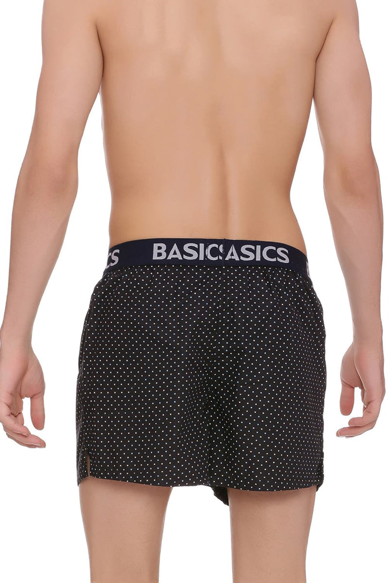 BASICS SLIM FIT PRINTED BOXER SHORTS