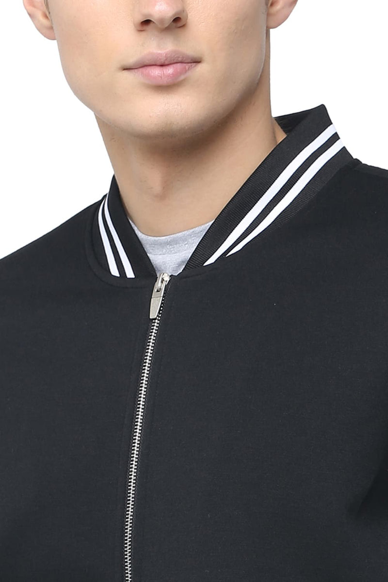 BASICS MUSCLE FIT HIGH NECK JACKET