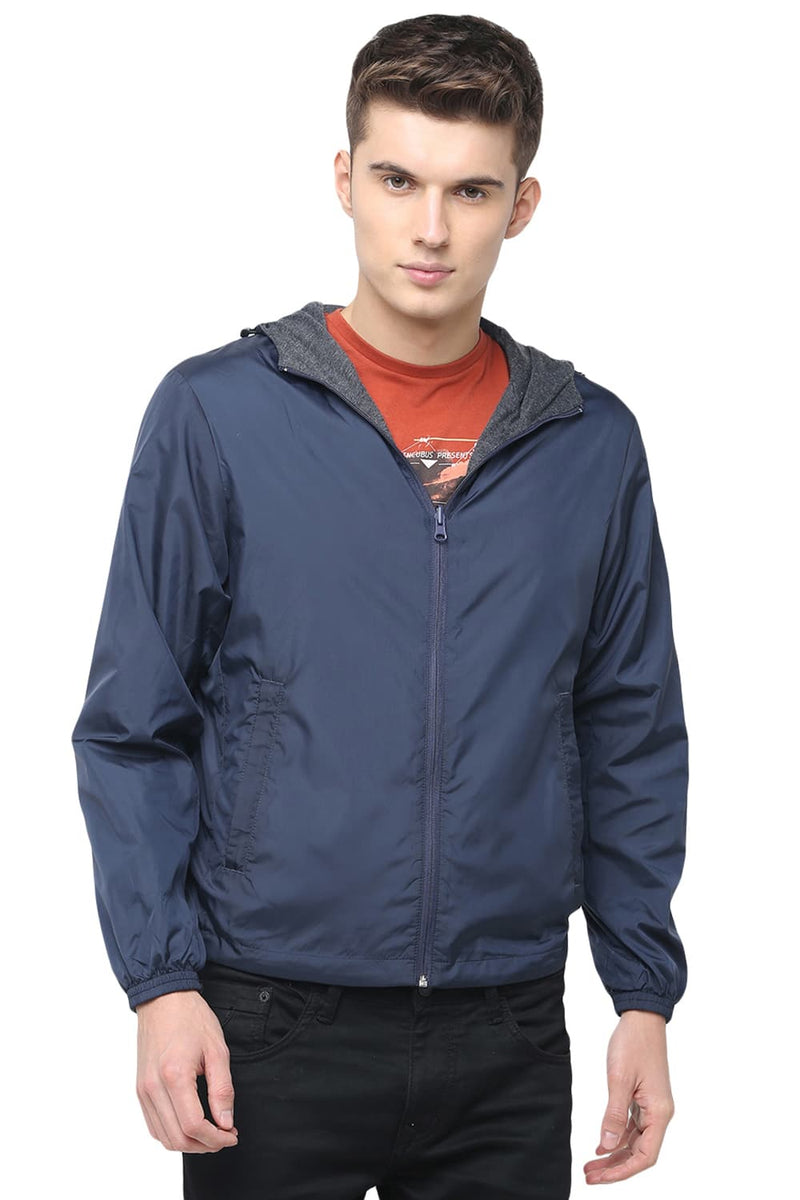 BASICS COMFORT FIT REVERSIBLE NO FILL JACKET