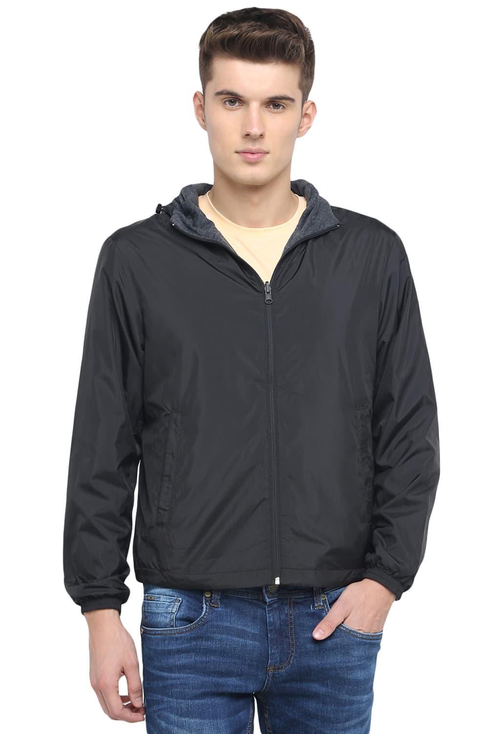 BASICS COMFORT FIT REVERSIBLE NO FILL JACKET