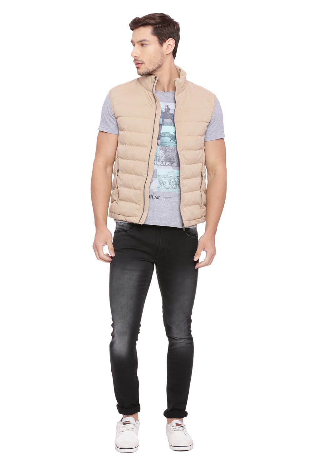 BASICS COMFORT FIT POLY FILL JACKET