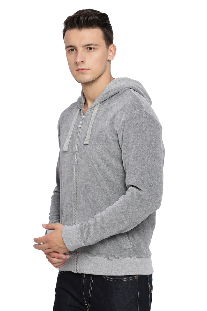 BASICS MUSCLE FITANGE HOOD KNIT JACKET