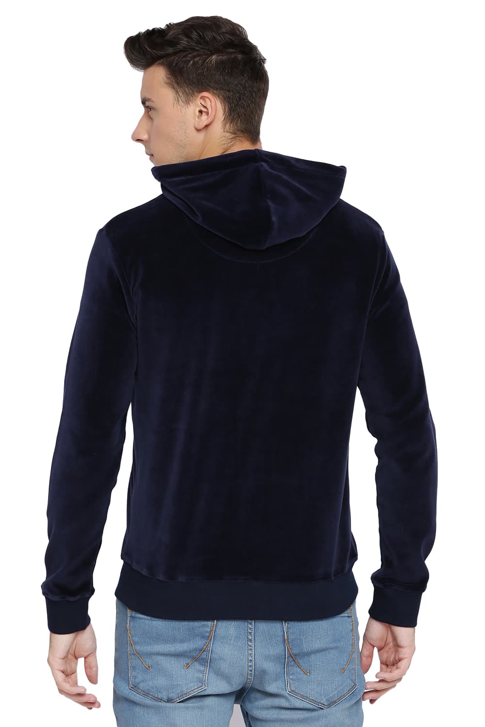 BASICS MUSCLE FITANGE HOOD KNIT JACKET