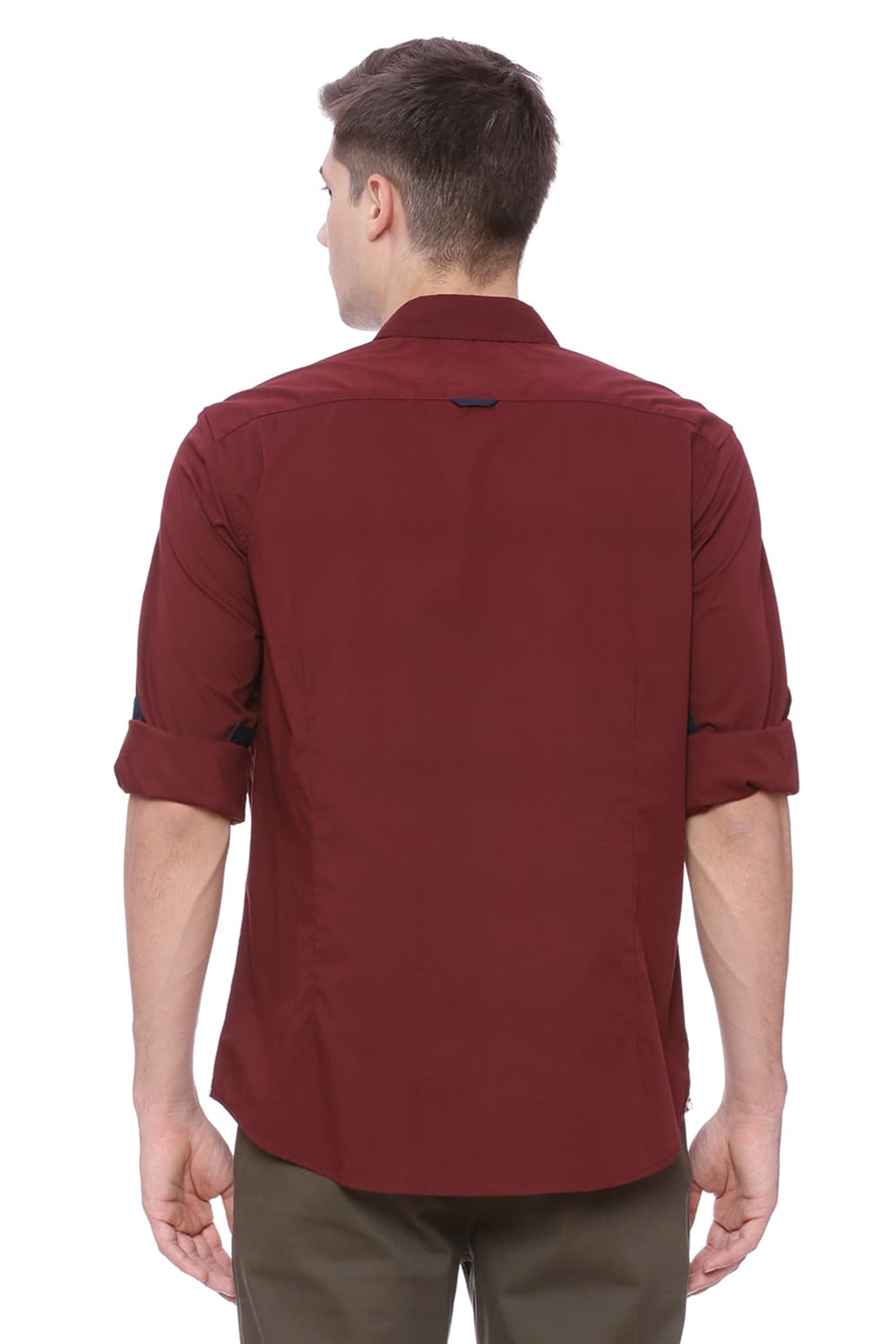 BASICS SLIM FIT STRETCH SHIRT