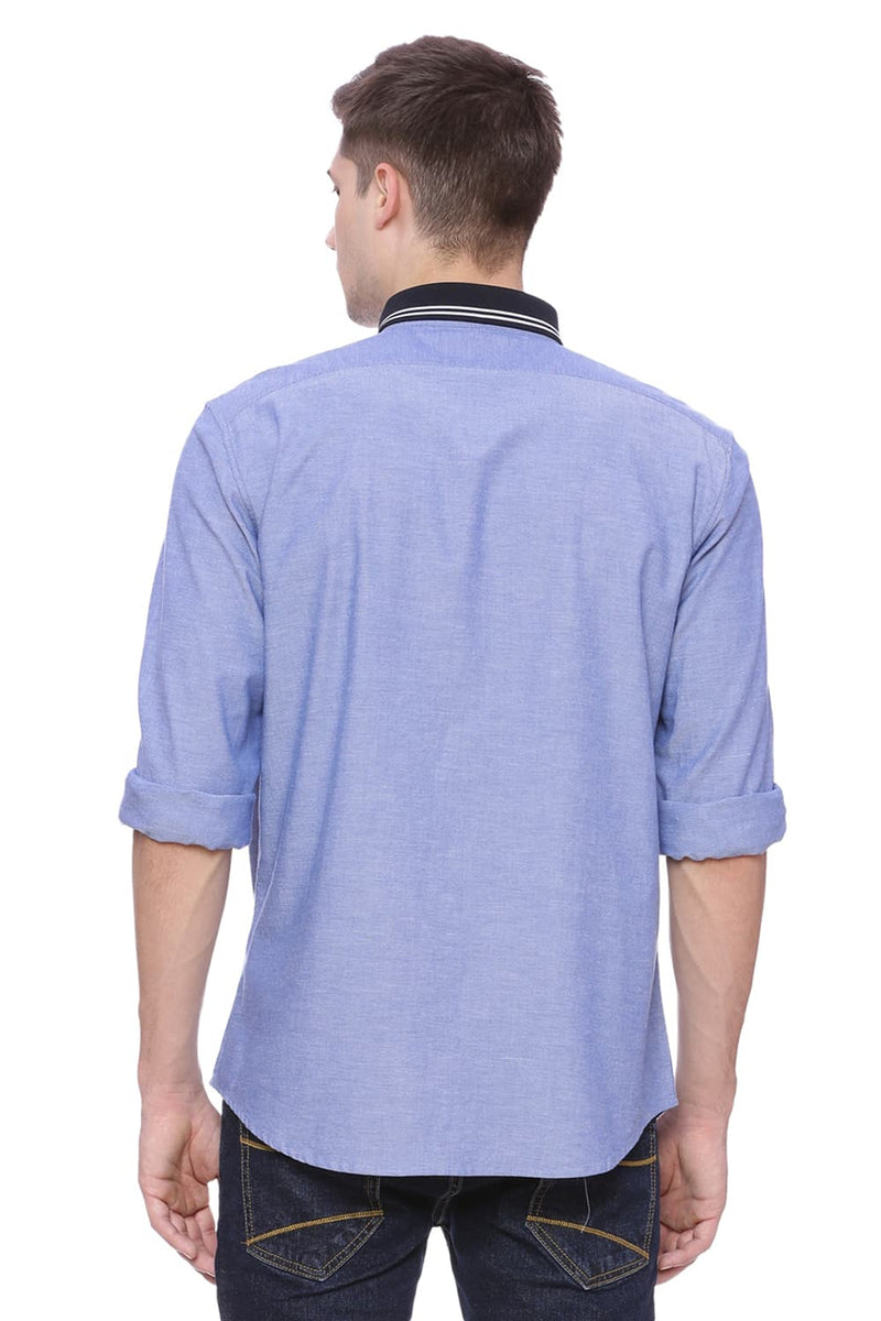 BASICS SLIM FIT STRETCH SHIRT